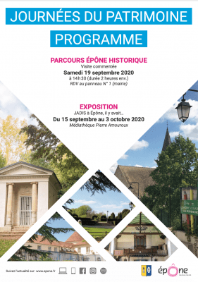 flyer journées du patrimoine 2020