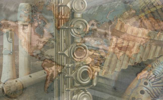 Exposition flûtes du monde
